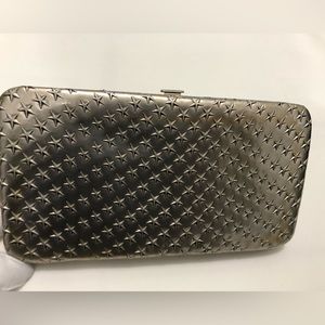 Vintage Silver clutch wallet purse